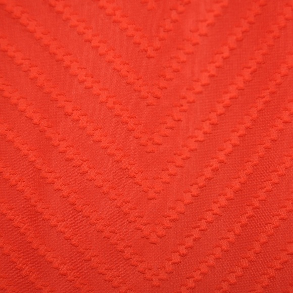 NEW A New Day Tomato Textured Chevron Dress [D2] - Picture 5 of 8